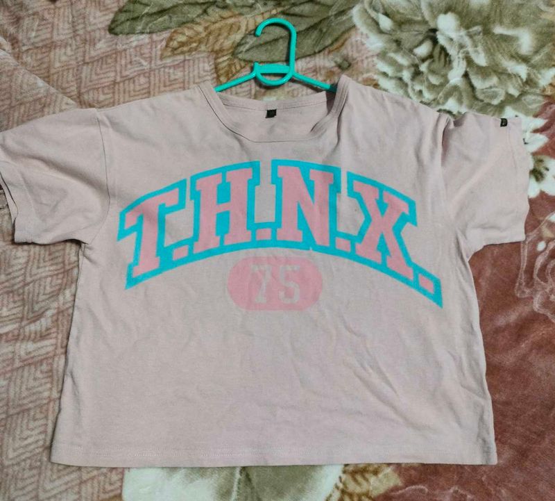Nude Crop Tops/ T-shirt For Women