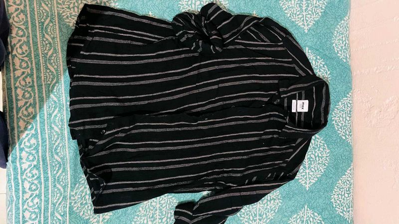 RVCA Striped Button-Down