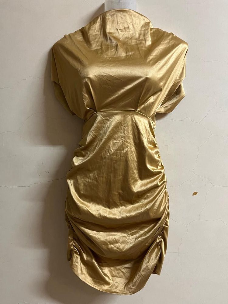 Korean Golden Party Wear One Piece💝