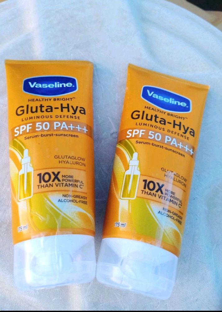 Combo Of 2 Vaseline Sunscreen