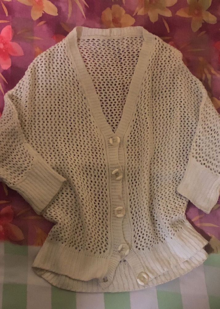 Crochet knit Cardigan