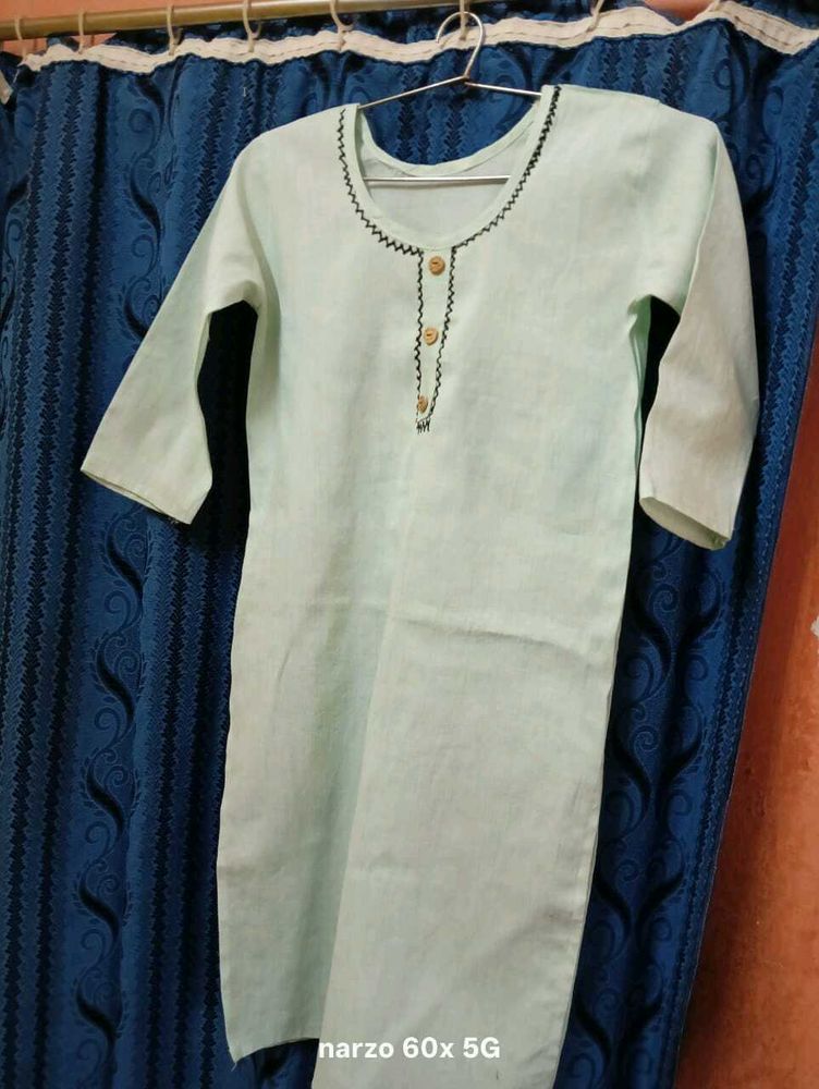 Light Green Colour Kurty