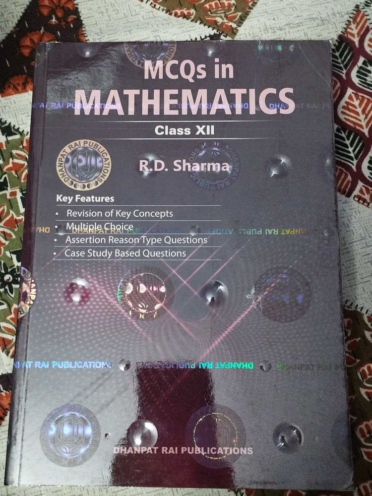 R.D. Sharma Mathematics MCQ Book - Class XII