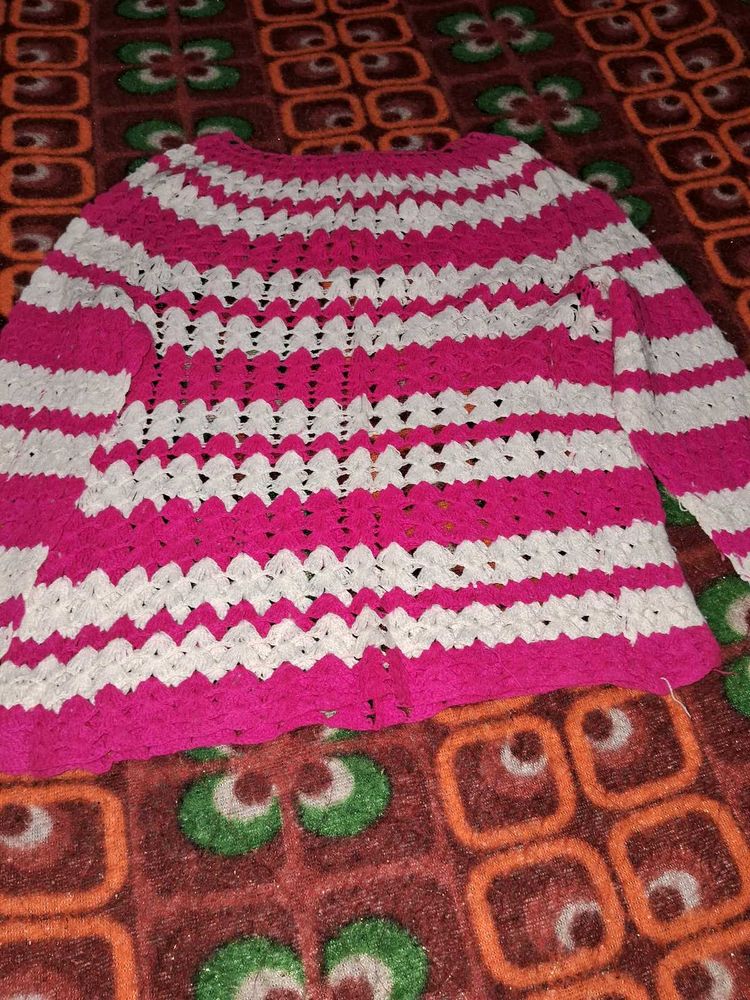 4 Striped Knit Sweater