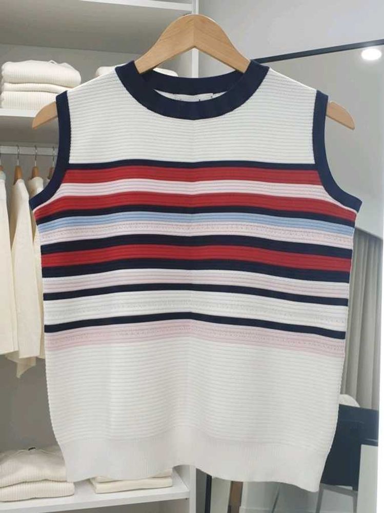 Striped Knit Tank