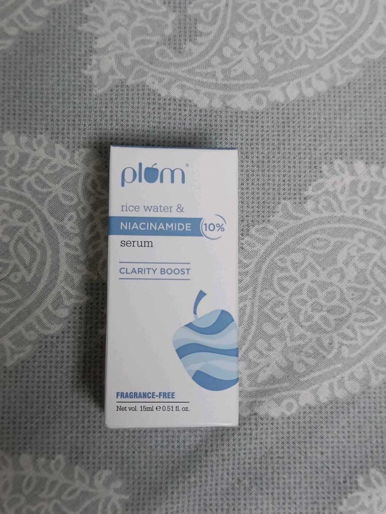 Plum Rice Water And Niacinamide 10% Serum