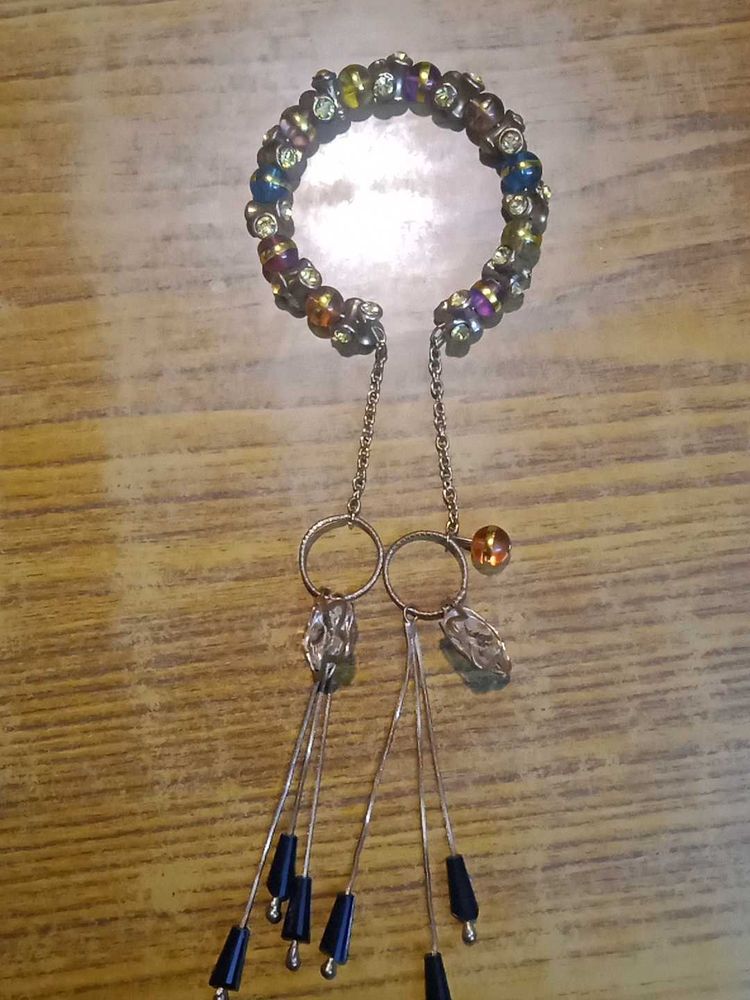 Colorful Beaded Dangle Bracelet