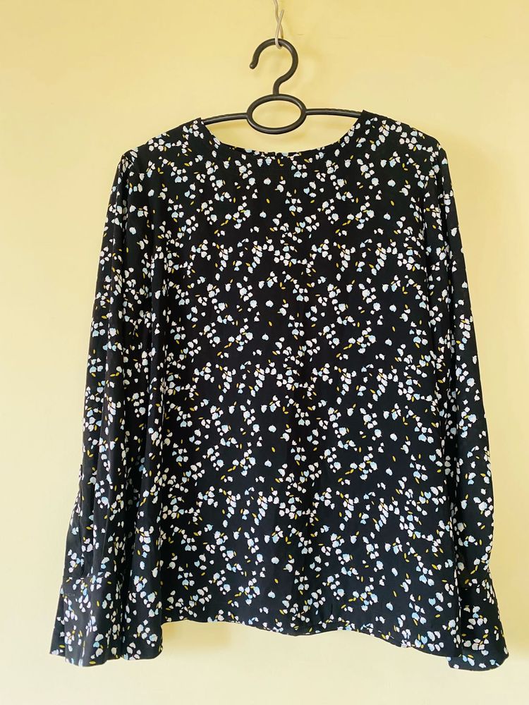 Floral Print Long Sleeve Top