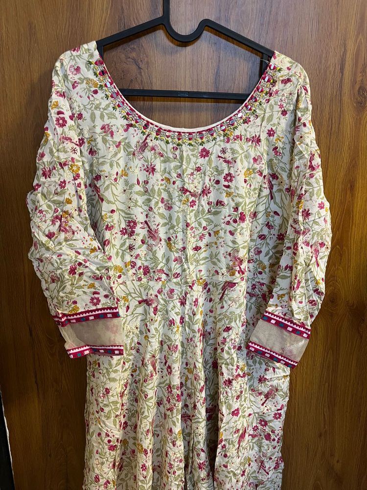 Floral Print Kurta long