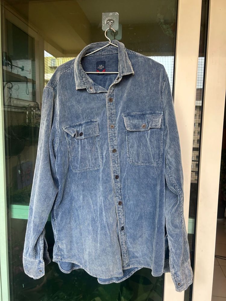 Blue Corduroy Classic Shirt