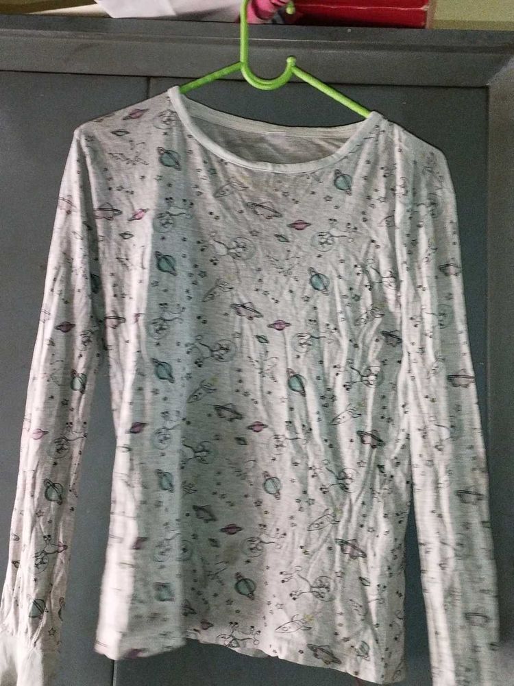 Printed Long Sleeve Tee