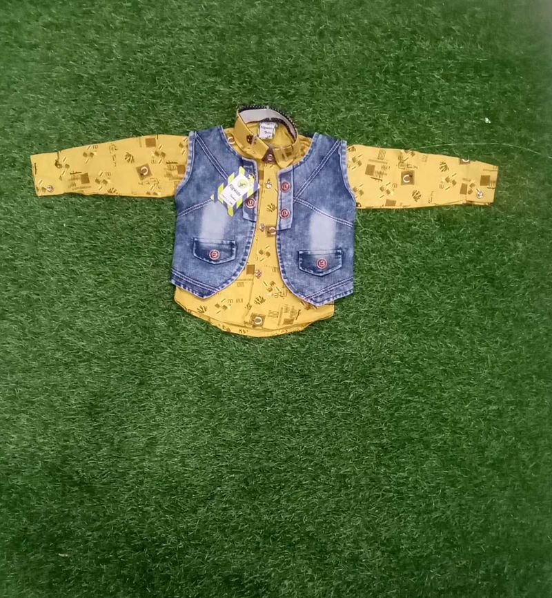 Kids Jaket&amp;shirt Fool Sleeve