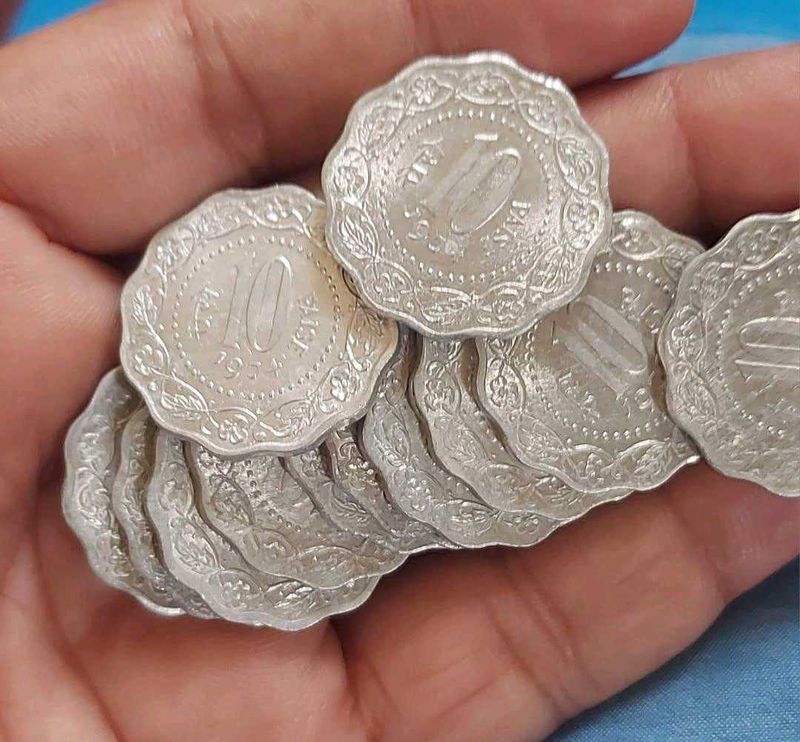 10 paisa 14 pis Unc Condition