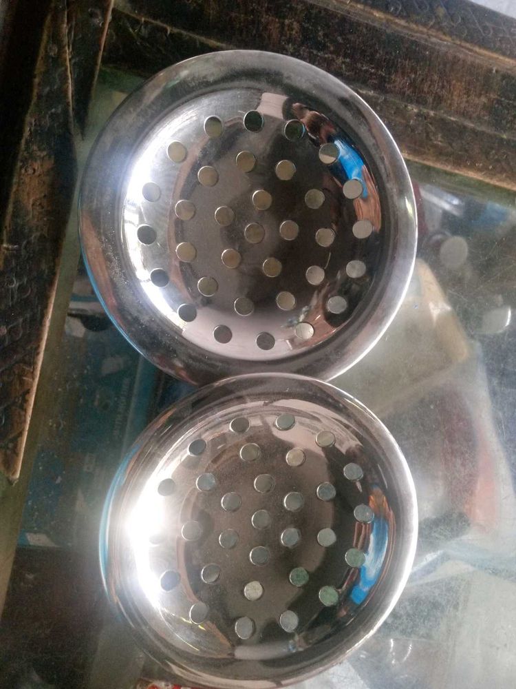 Stainless Steel Drain Cover Set 2 Peice