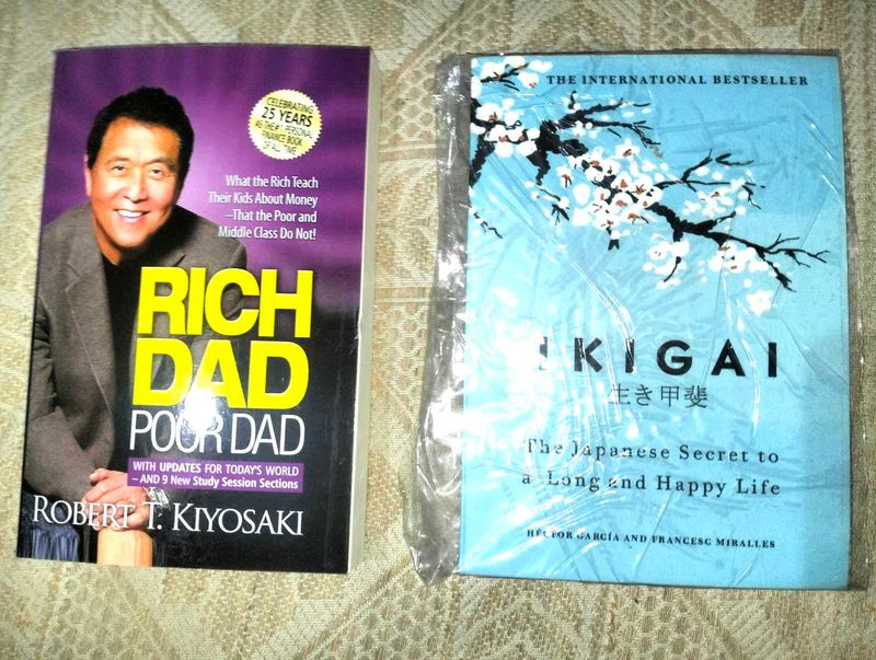 Pack Of 2 Rich Dad Poor And Ikigai