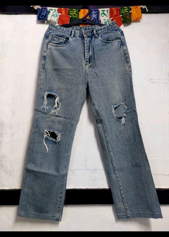 Ripped Denim Jeans