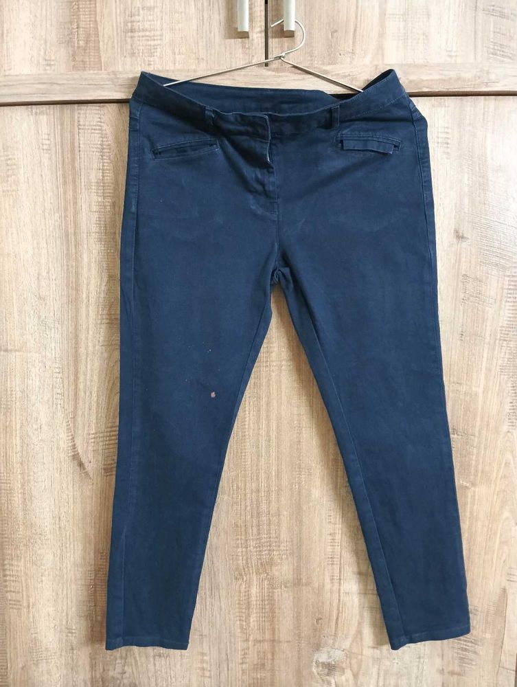 BLUE SLIM FIT PANTS