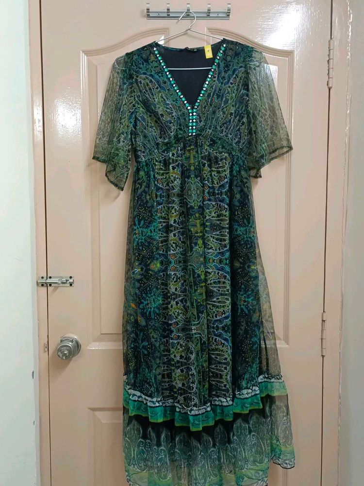 Boho Sheer Maxi Dress