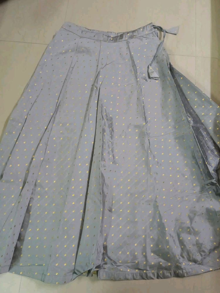 Silver Ethnic Lehenga Choli