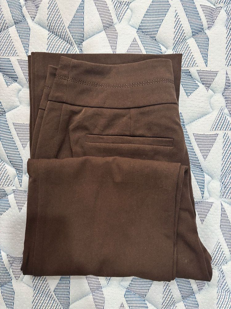 Brown Casual Pants