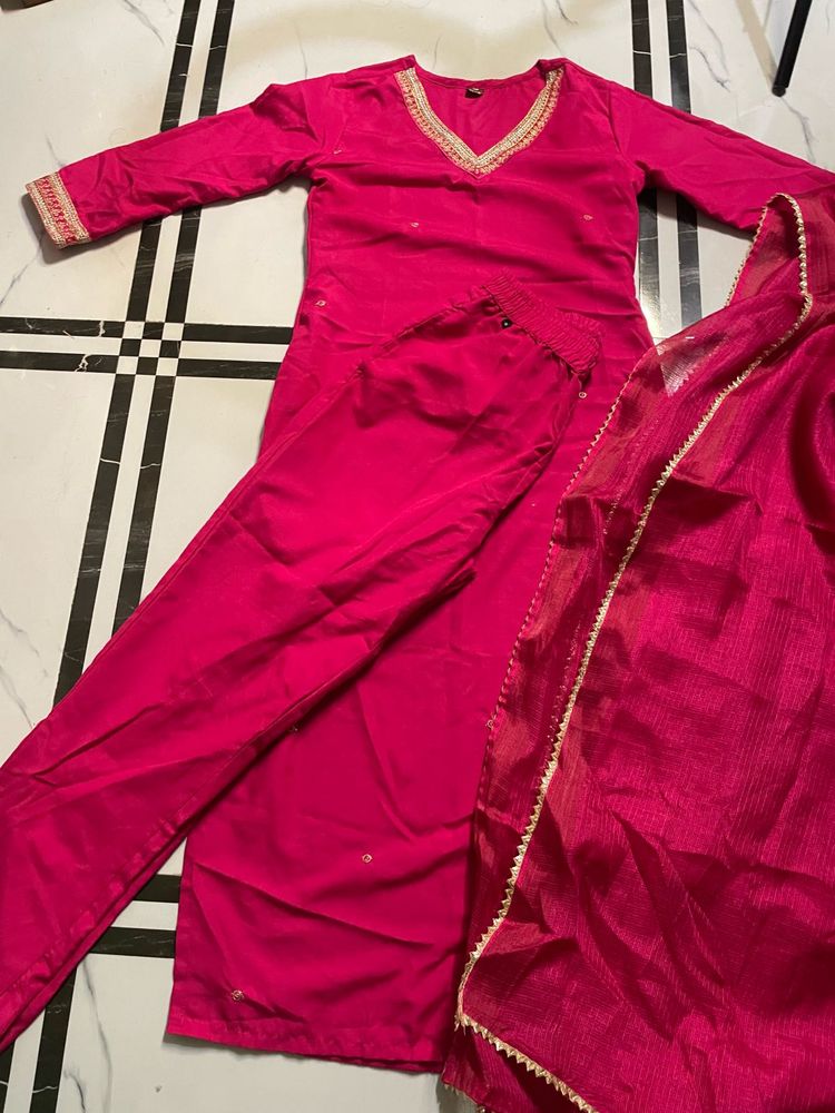 Pink Kurta Set