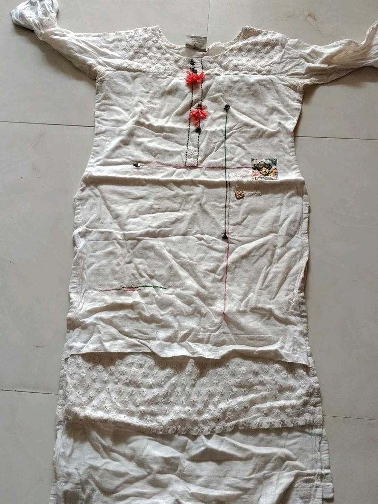 Elegant White Kurta