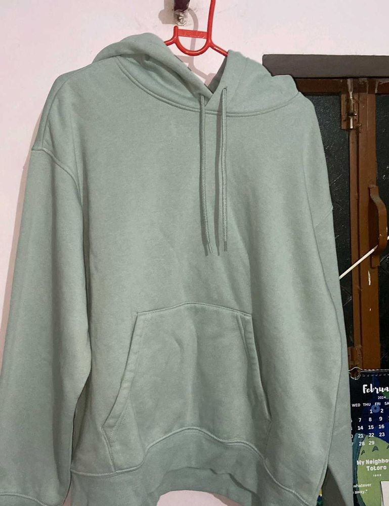 H&amp;M Oversized Sage Green Hoodie