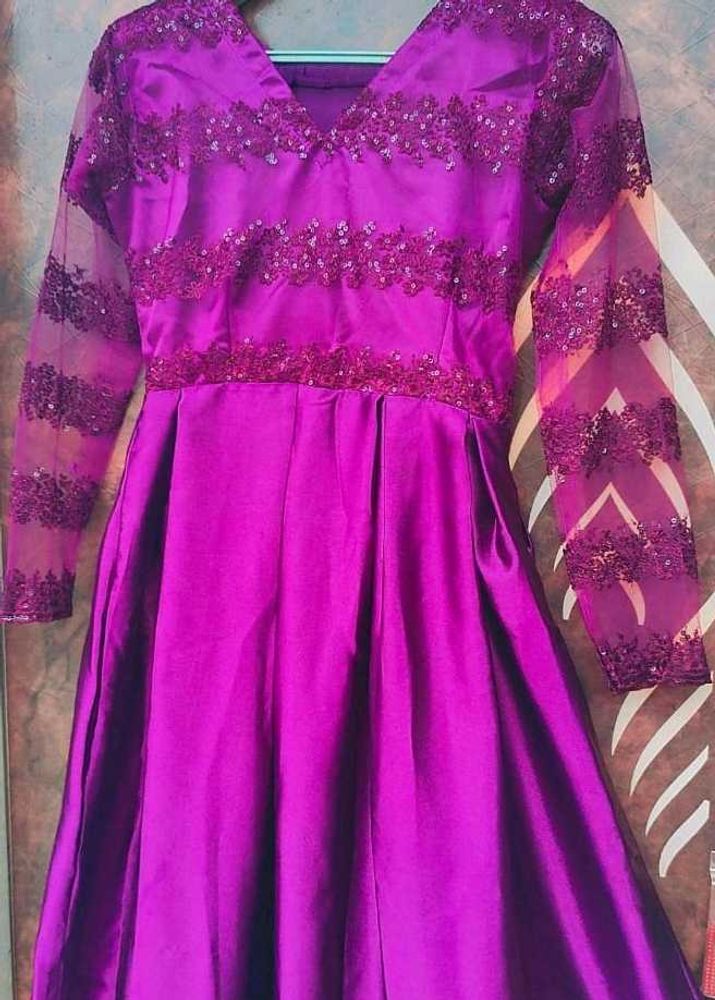 Elegant Purple Occasion Dress