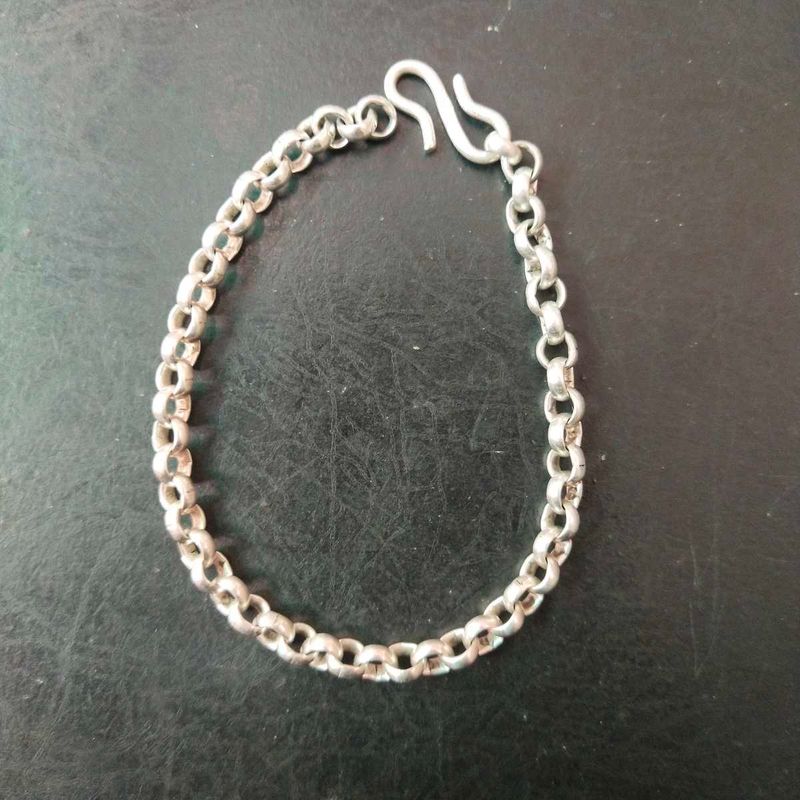 Pure Silver Link Chain ⛓️ Bracelet For Man&amp; Women.