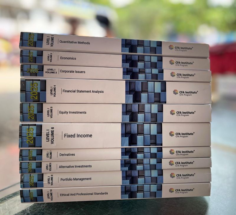 CFA L1 2025 Books