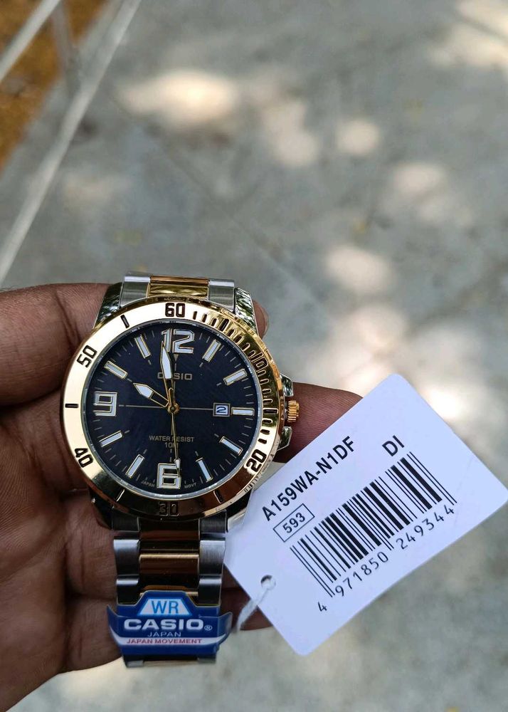Casio Vintage Watch Gold&amp;silver