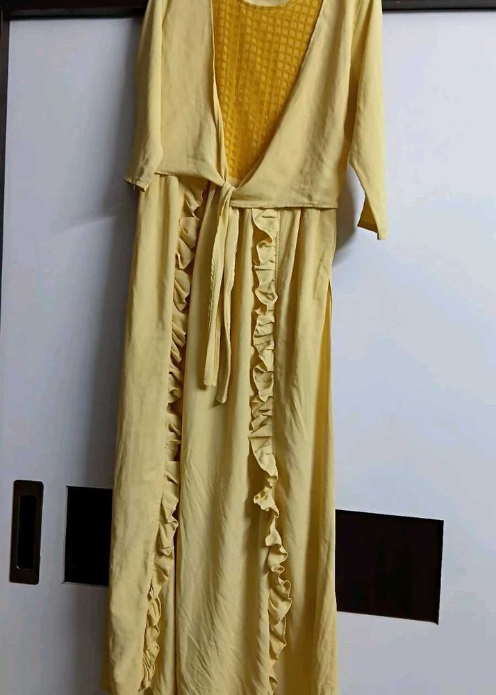 Elegant Yellow Dress
