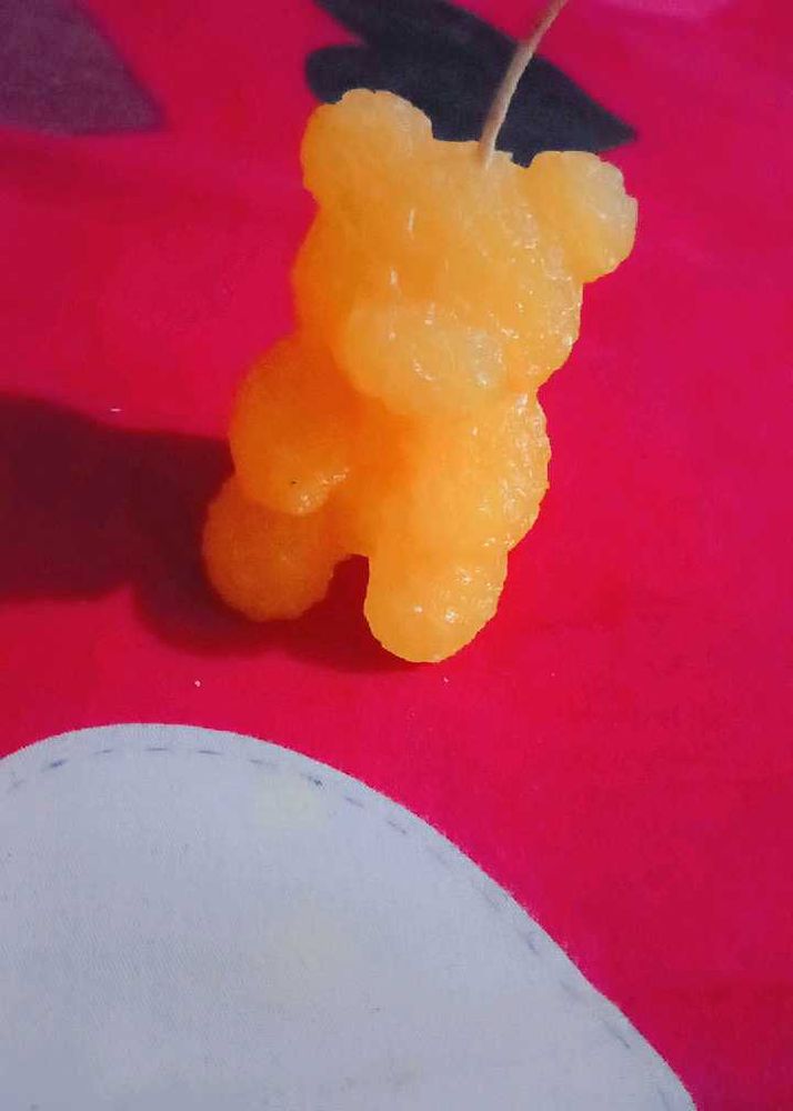 Sented Taddy Bear Shaped Candle