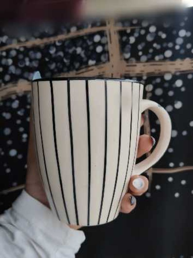 Striped Ceramic Mug