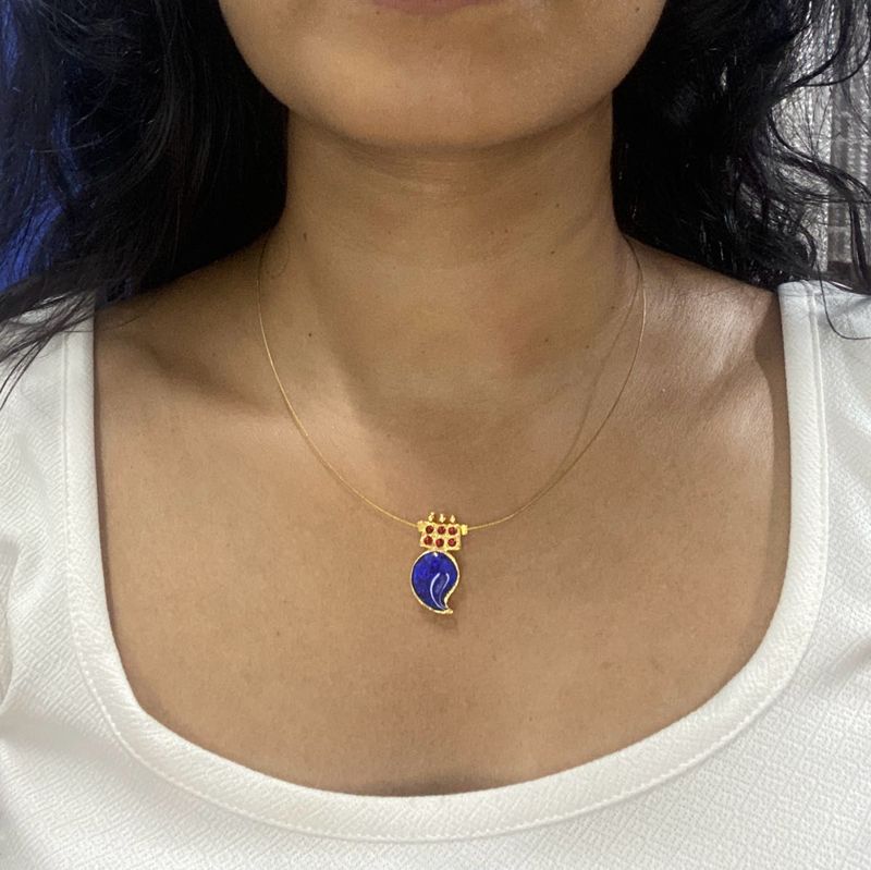 Blue Mango Palak Minimal Chain