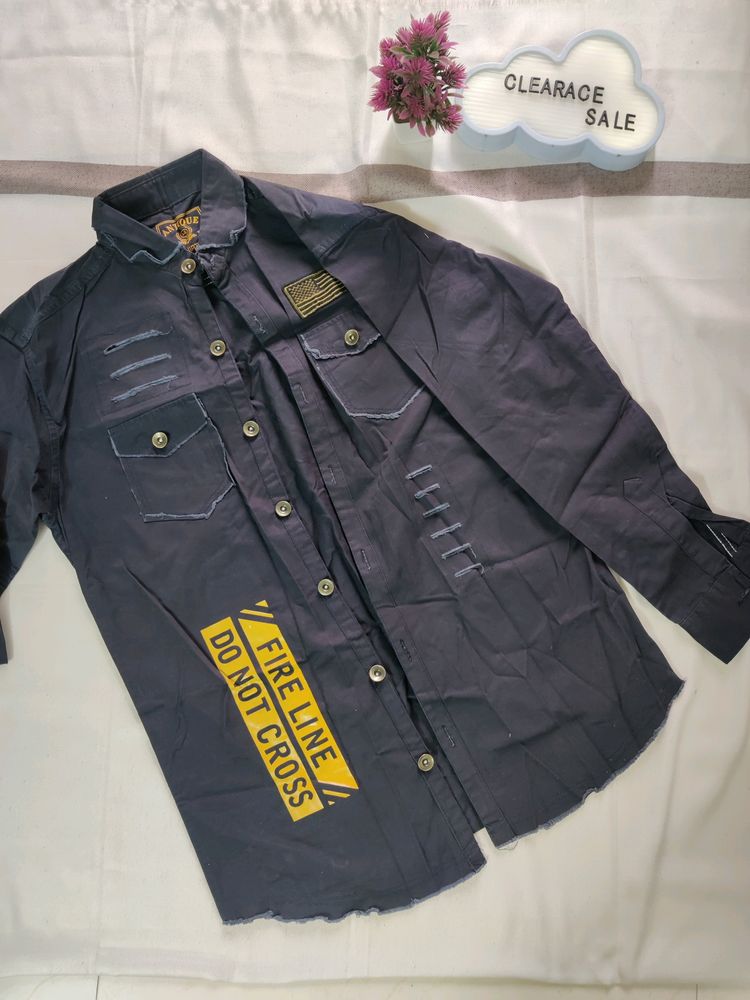 Vintage Fire Line Shirt