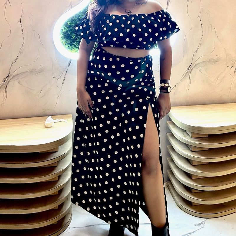 Polka Dot Two-Piece Set