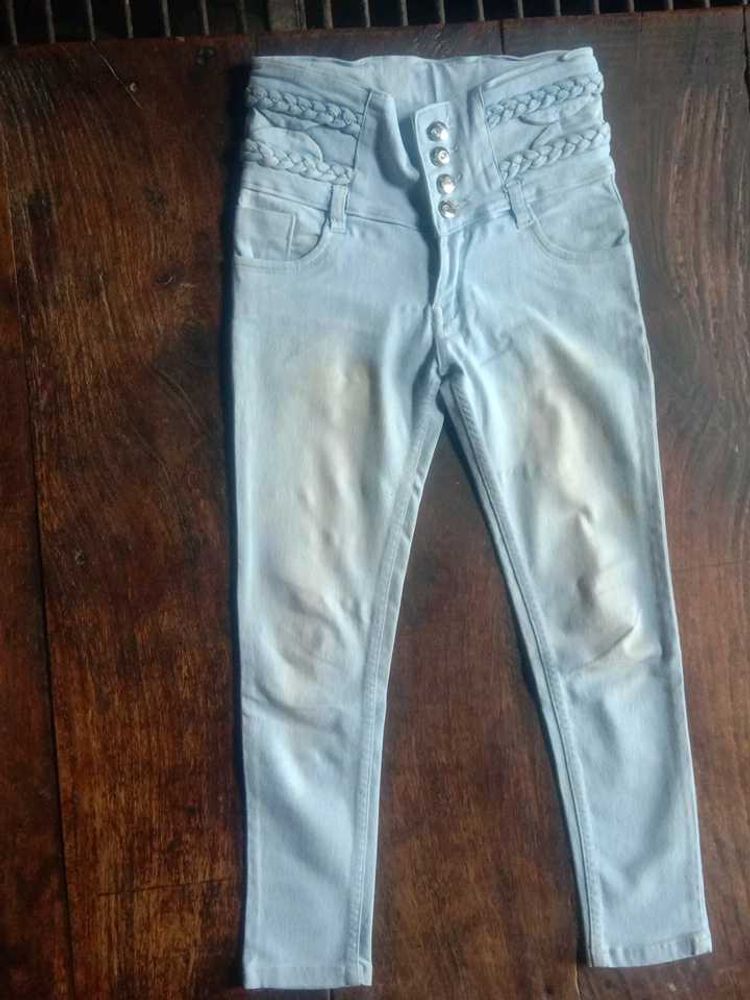 Light Sky Blue Stretchable Jeans