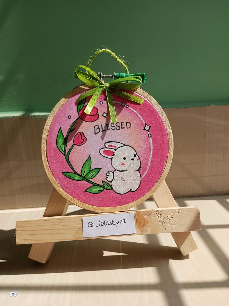 Blessed Embroidery Hoop 🐰