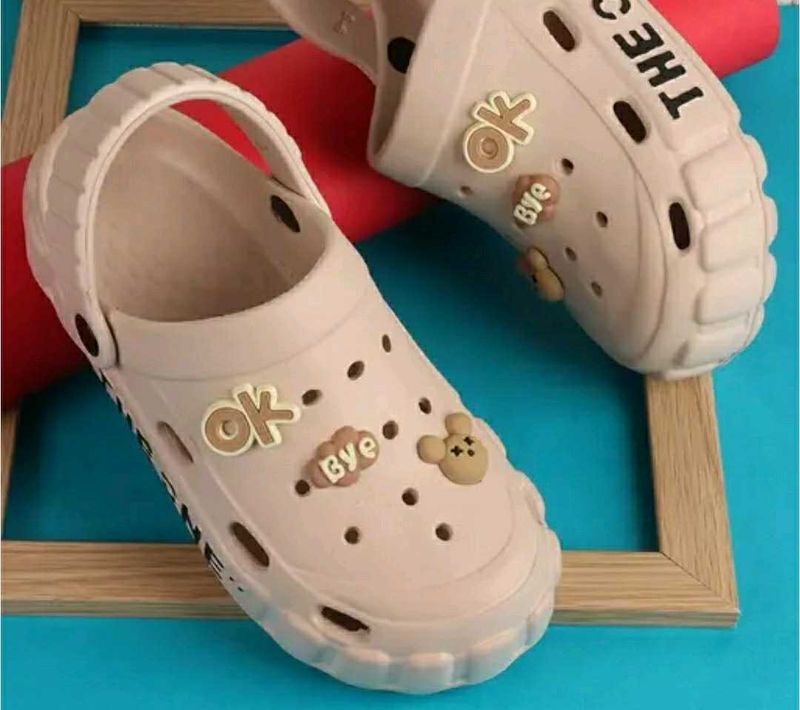 Cute Beige Clogs