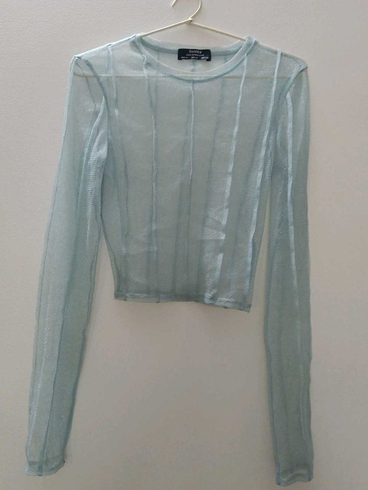 Sheer Long Sleeve Top