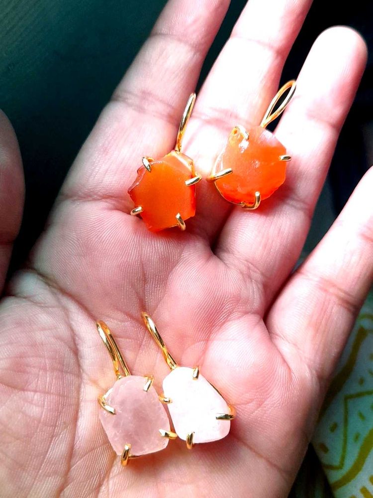 Gemstone Drop Earrings