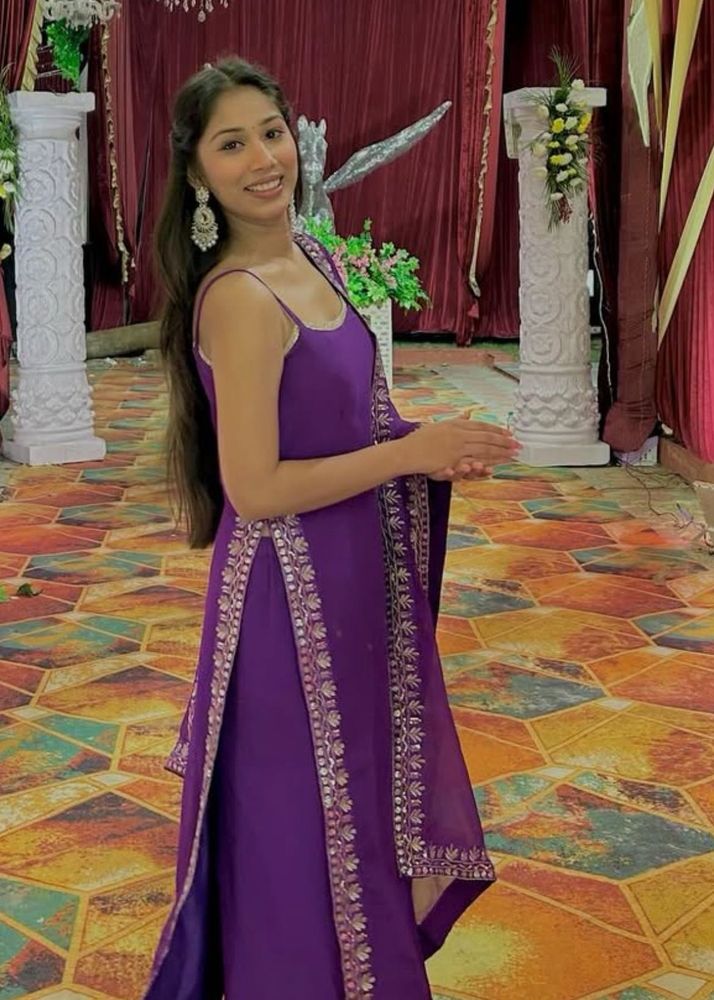 Elegant Purple Kurta Set