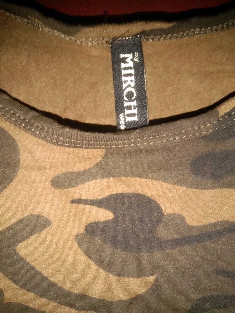 Camouflage Print Tee