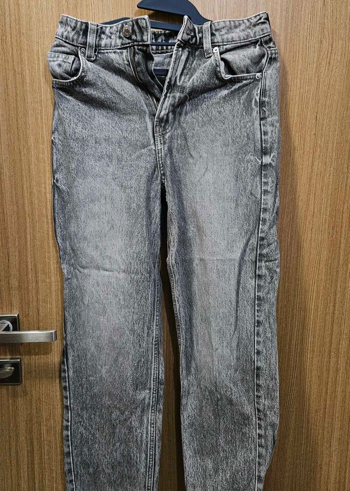 Gray Denim Jeans
