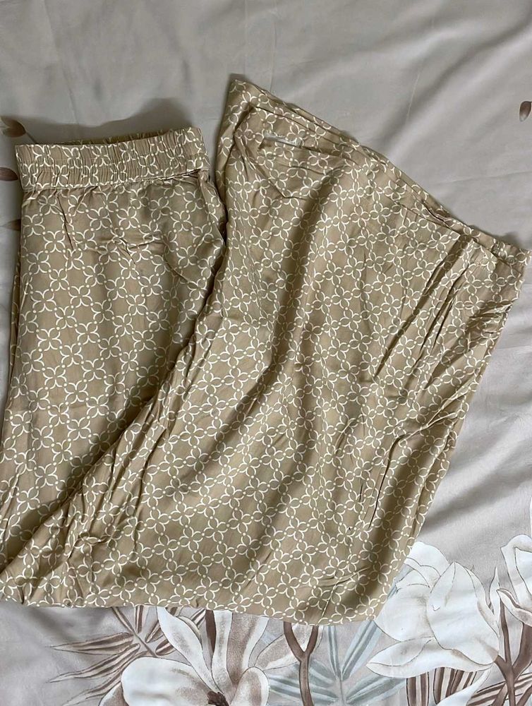Patterned Palazzo Pants