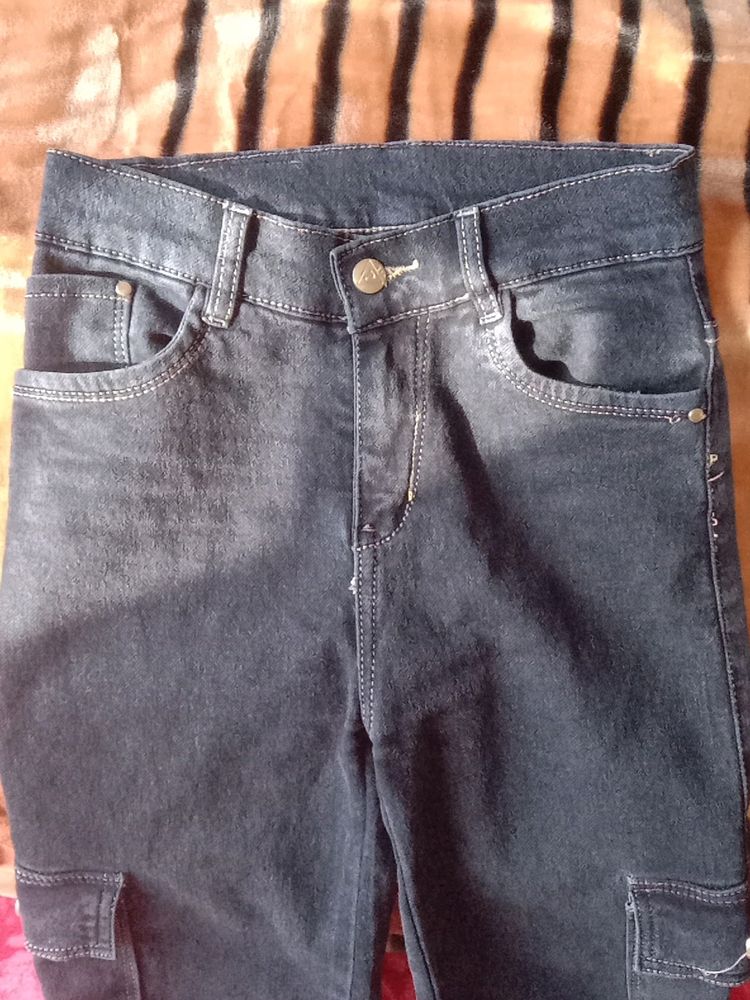 Zara Dark Blue Cargo