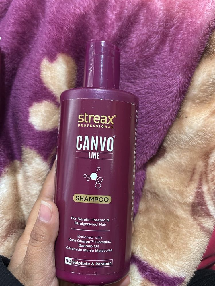 Streax Professional Canvo Line Shampo Free Con