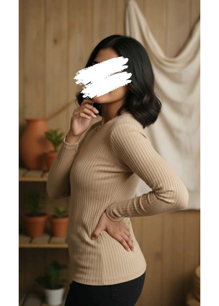 Ribbed Knit Top