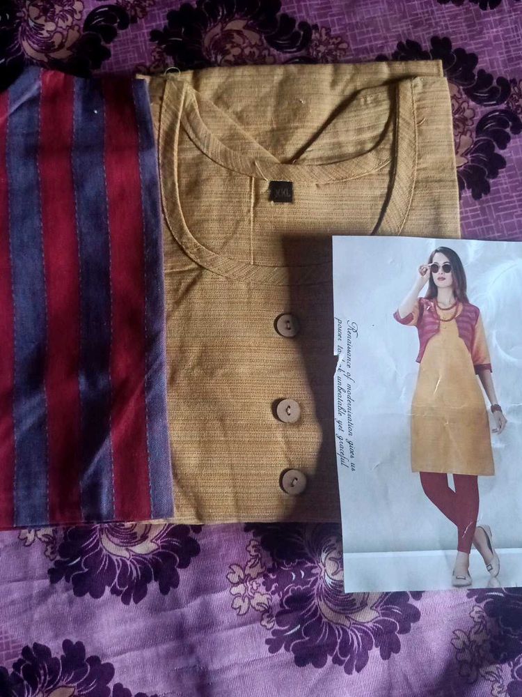 Elegant Kurta Set With Coat